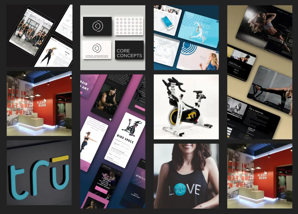Branding for Boutique Fitness Studios by Creative Fit
